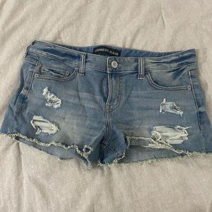 Ripped Jean shorts